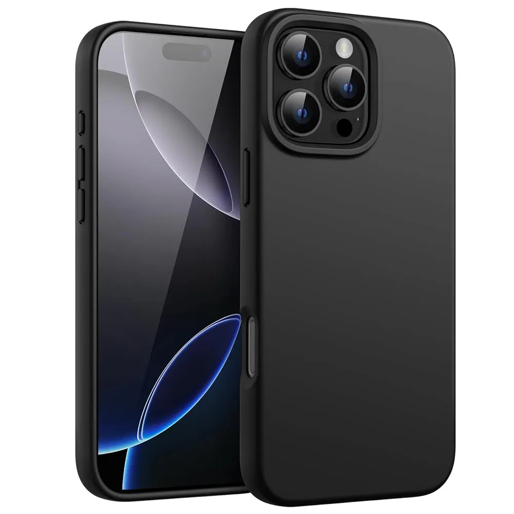 JETech Liquid Silicone Case for iPhone 16 Pro 6.3-Inch, Silky Soft Touch Full-Body Protective Phone Case, Anti-Scratch Shockproof Cover with Microfiber Lining