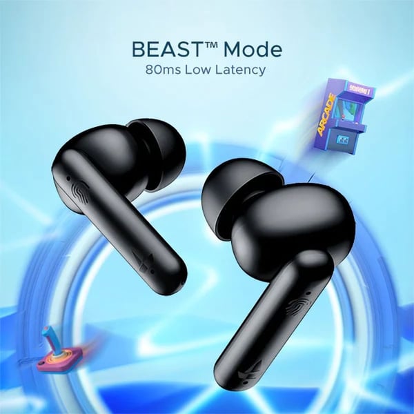 Boat Airdopes 141 True Wireless Earbuds Bold Black