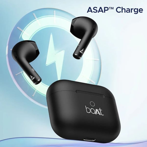 Boat Airdopes Alpha True Wireless Earbuds Jet Black